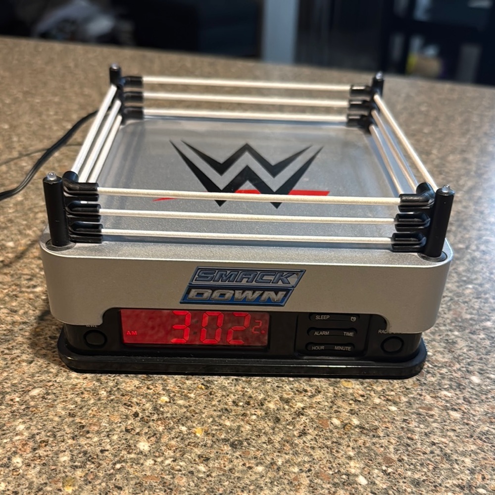 Rare wwe smack down alarm clock